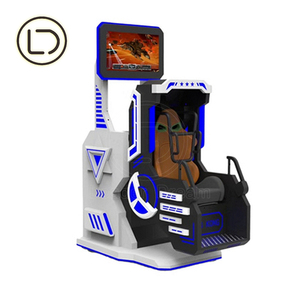LeaderDream último asiento único 9D deporte interior adultos niños juego <span class=keywords><strong>de</strong></span> disparos realidad Virtual VR 360 silla <span class=keywords><strong>simulador</strong></span> <span class=keywords><strong>de</strong></span> <span class=keywords><strong>vuelo</strong></span> - Product Image 5