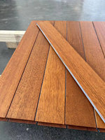 Indonesisches Merbau Gusset Deckenplatten Massivholz Wandpaneel Innen- und Außendecke Sauna Balkon Korrosionsbeständig