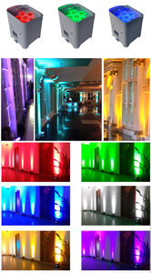 6X15W Rgbwa Uv 6En1 Projecteur LED sans fil alimenté par batterie pour DJ Disco Event - Product Image 6