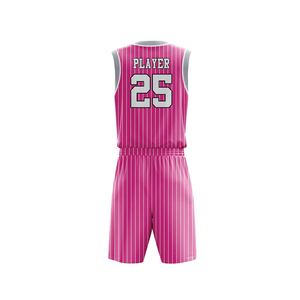 Tenue de sport sur mesure, uniforme de basket-ball unisexe, prix de gros, nouvelle conception personnalisée, ensemble d'uniformes de basket-ball imprimés pour équipe - Product Image 4