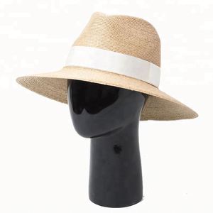 Chapeau Fedora de Luxe en Paille de Raphia Tressée, Chapeau Panama Fantaisie Tissé à la Main pour Hommes et Femmes, Idéal pour les Vacances d'Été, les Voyages, la Pêche et les Activités de Plein Air - Product Image 2