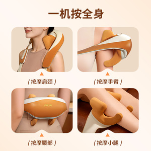 เครื่องนวดคอ AUX แบบชาร์จ USB พร้อมระบบเสียงพูด สำหรับนวดคอ บ่า หลัง - Product Image 1