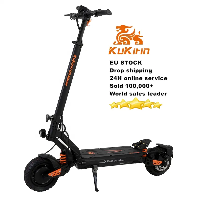 Magazzino EU 1000w * 2 doppio motore Kukirin G2 Master scooter elettrico