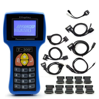 T300 Key Programmer V23.9 English/Spanish Blue Black Car Fitment 12V Automobile Fault Diagnosis Instrument