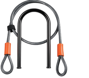 <span class=keywords><strong>Candado</strong></span> en U <span class=keywords><strong>Kryptonite</strong></span> Kryptolok Estándar de 12.7mm para Bicicleta con Soporte FlexFrame-U y Cable de Seguridad KryptoFlex 410 de 10mm con Bucle, Resistente a la Oxidación - Product Image 1