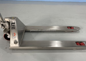 LIEBO manuel kaldırma Forklift Jack Transpallet arabası 2 Ton paslanmaz çelik transpalet - Product Image 3