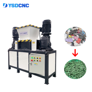 Panos De Tecido De Resíduos Pequena Sucata Triturador De Resíduos Sólidos Garrafa De Plástico Dois Shaft Mini Shredder Machine Preço - Product Image 1