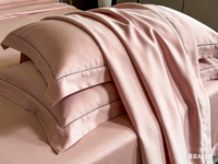 Drap-housse 100 % soie écologique 400 fils/cm² avec fermeture enveloppe tissée, style satin uni rafraîchissant