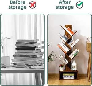 Estantería para Libros <span class=keywords><strong>en</strong></span> <span class=keywords><strong>Forma</strong></span> <span class=keywords><strong>de</strong></span> Árbol <span class=keywords><strong>de</strong></span> Esquina, <span class=keywords><strong>Precio</strong></span> <span class=keywords><strong>de</strong></span> Venta al por Mayor, Estantería Móvil para Sala <span class=keywords><strong>de</strong></span> Estar - Product Image 4