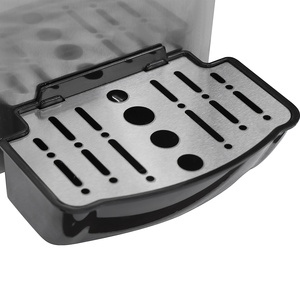 Machine à slush électrique commerciale à 2 réservoirs en acier inoxydable, distributeur automatique de boissons glacées à 2 saveurs pour les fêtes et les hôtels - Product Image 3