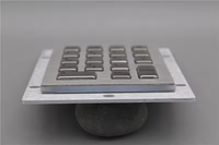 Clavier numérique en métal d'acier inoxydable de 4x4 IP65 avec la couverture imperméable de silicone pour le kiosque extérieu