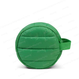 Özel <span class=keywords><strong>Mini</strong></span> su geçirmez seyahat moda yumuşak yastıklı kabarık kozmetik torbası kapitone naylon kirpi makyaj çantası - Product Image 5