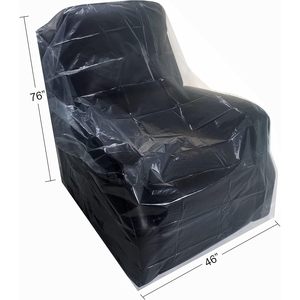 Funda para sofá de 134 x 42 pulgadas, de plástico, para mudanza y almacenamiento, para sofás de hasta 8 pies de largo - Product Image 6