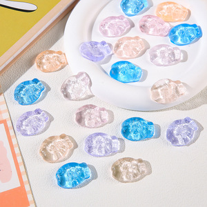 Glace à travers le Type brème petit poisson jouet cadeau créatif pincement TPR jouets de décompression Transparent paillettes vivaneau jouet à presser