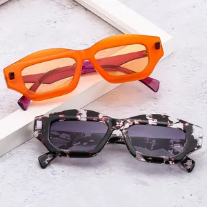 Fashion Women and Men Customized Logo Casual Sunglasses Personalized Modern Trend Anti UV Shades Sunglasses