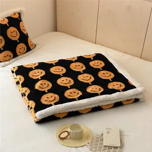 Двухслойное Тканое Флисовое одеяло в стиле ретро