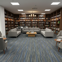 Dalles de moquette modulaires emboîtables pour bureaux ouverts, espaces de vie, couloirs – Découpe libre, ajustement personnalisé