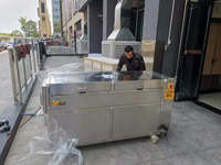Éplucheuses de pommes de terre, de gingembre, de radis et de manioc motorisées en acier inoxydable de grande capacité pour usage commercial, 3,0 kW