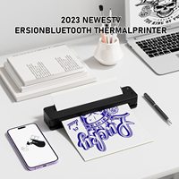 Mesin Transfer tato USB Bluetooth nirkabel, mesin Transfer tato nirkabel dengan aplikasi Printer tato termal