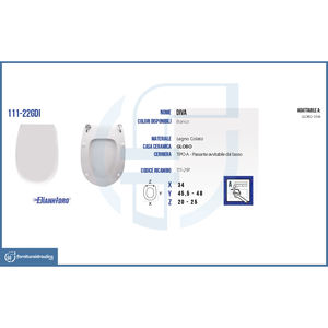 Asiento de Inodoro Globo Vaso Diva - Producto de Calidad Premium para una Experiencia Mejorada en el Baño - Product Image 2