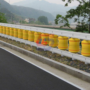 تخصيص حواجز الطرق السريعة في الهواء الطلق المضادة للتصادم سلامة الأسطوانة تحطم إيفا الحواجز المرورية البلاستيك الماس الصف - Product Image 4