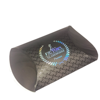 Boîte pliante économique en carton noir personnalisée pour bijoux, avec logo en feuille d'or, directement de l'usine