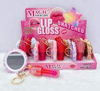 Kit de gloss à lèvres en gros, nouvelle arrivée, avec miroir mignon, haute qualité, imperméable, hydratant, Lipoil Labios Al Por Mayor