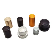 Fabricant professionnel personnalisé CNC usiné en aluminium massif bouton d'encodeur potentiomètre bouton de Volume Audio