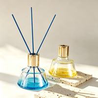 Diffuseur d'arômes sans flamme unique pour chambre et salon, parfum d'huiles essentielles, flacons en verre coniques
