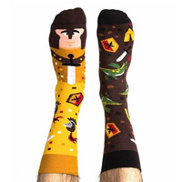 Personnalisé Drôle AB Sirène Bière Frère Nourriture Hommes Femmes Coton Chaussettes Pas Cher Équipage Charte Robe Casual Fantaisie Chaussettes pour Hommes