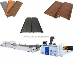 Exterior Cladding Decking Profile Production Line Wpc Outdoor Wall Panel Making Extruding Line WPC Making Machine