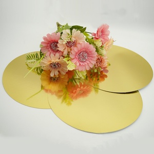 Wholesale Custom 10/12/14 Inch Sliver Gold <b>Black</b> Dessert Cake Base <b>Board</b> Round - Product Image 4