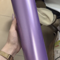 Vinilo Autoadhesivo Mate Impermeable Rosa Frambuesa y Morado de PET TPU para Motocicletas y Coches con Función Autorreparable