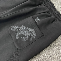 Pantalons de survêtement d'hiver tendance pour l'extérieur, à motifs de chevaux occidentaux, broderie, pantalon de jogging DERSCHUTZE pour hommes