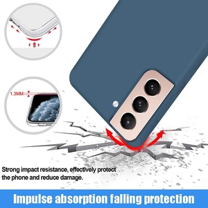 Funda de Silicona Líquida, Acabado Mate, TPU, Minimalista, Compatible con Samsung Galaxy S21 5G - Product Image 5
