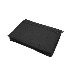 Organizador de coche de tela Oxford, bolsa de almacenamiento de documentos con múltiples bolsillos, guantera, soporte para tarjetas, color negro - Product Image 5