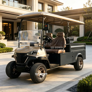 Voiturette de golf électrique 4 places 2026, modèle rehaussé, avec rideau de pluie, batterie au lithium, certifiée CE, vitesse 30-50 km/h, autonomie 90 km, pour centres de golf - Product Image 1