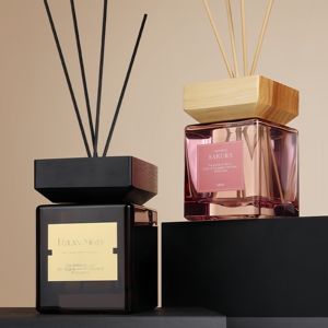 Verre de luxe 200ML pour <span class=keywords><strong>diffuseur</strong></span> de roseau parfum d'arôme de fleur romantique pour chambre salon mode anti-moustiques longue durée - Product Image 3