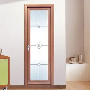 Стандартная домашняя Раздвижная стеклянная дверь, кухонная алюминиевая рама, двойная глазурованная дверь
