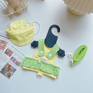 Vestido de perro mascota Arné<span class=keywords><strong>s</strong></span> de animal pequeño Chaleco y correa con <span class=keywords><strong>Mini</strong></span> sombrero y ropa de gato a prueba de escape - Product Image 5