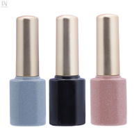 Bouteilles en verre vides de luxe pour gel UV, 5 ml et 7 ml, avec bouchon pinceau, personnalisables avec logo OEM/ODM, fournisseur d'emballages pour nail art, vente en gros d'usine