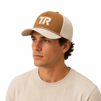 Gorra de Béisbol Personalizada de 5 Paneles, Bicolor, Impermeable, 100% Poliéster, con Hebilla Dorada de Cobre y Cuerda Deportiva