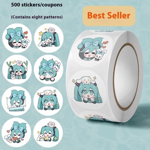 Pegatina Decorativa de Hatsuka Miku, Linda Chica de Dos Dimensiones, Pegatina de Sellado para Diario, para Promociones - Product Image 3