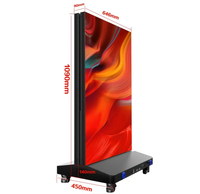Solution d'affichage portable LED GOB P2.5 4K avec étanchéité IP65 pour les magasins, les expositions et les espaces commerciaux