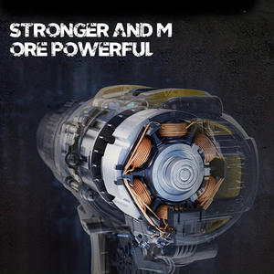 مثقاب يدوي بدون فرشاة عالي القوة 13 مم، مثقاب دقاق بسرعتين 21 فولت، أداة ببطارية ليثيوم متعددة الوظائف - Product Image 4