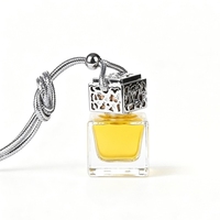Botol Parfum Kaca Mini Botol Aromaterapi Botol Kaca Kosong Gantungan Mobil Pengharum Ruangan 10ml Penyegar Udara dan Kemasan