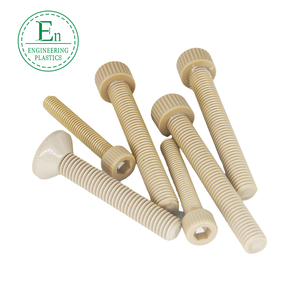 Mecanizado <span class=keywords><strong>CNC</strong></span> al por Mayor 260 ° Tornillos hexagonales de PEEK resistentes al calor para mecanizado, estándar ISO 9001, ensamblaje de PCB, equipo HPLC - Product Image 1