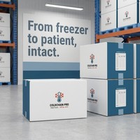 Etiquetas de Envío Autoadhesivas de Papel Sintético Premium, Resistentes a la Humedad y a la Temperatura de Cadena de Frío, para Vacunas