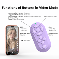Controla tus videos de TikTok desde tu móvil: Control remoto 5.3 con Wi-Fi, apagado automático fijo y control táctil LED para teléfonos.