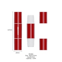 Kemasan Kosmetik Plastik Berkualitas Tinggi, Full Coverage, Double Heads, untuk Foundation Cream Stick dengan Spons